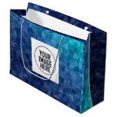 Grand Sac Cadeau Paper Shopping Bag with Replaceable Image (Devant Angle)