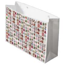 Papier Collage de Noël Vintage | Fêtes Rétro