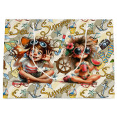 Grand Sac Cadeau Papier d'emballage Summer Time Fun (Devant)