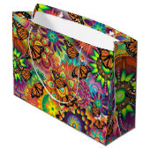 Grand Sac Cadeau Papillon (Dos Angle)