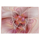 Grand Sac Cadeau Papillon Abstrait coloré Imaginaire Fractal Art (Dos)