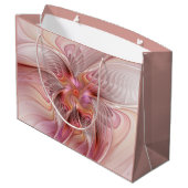 Grand Sac Cadeau Papillon Abstrait coloré Imaginaire Fractal Art (Dos Angle)