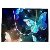 Grand Sac Cadeau Papillon de nuit voltigeant (Dos)
