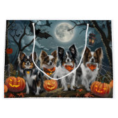 Grand Sac Cadeau Papillon Halloween Éffrayant (Devant)
