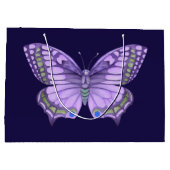 Grand Sac Cadeau Papillon pourpre (Dos)