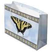 Grand Sac Cadeau Papillon Southwest Yellow Swallowtail Blue Sky (Dos Angle)