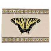 Grand Sac Cadeau Papillon Southwestern jaune Swallowtail (Dos)