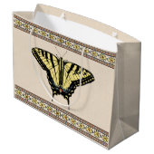 Grand Sac Cadeau Papillon Southwestern jaune Swallowtail (Dos Angle)