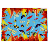 Grand Sac Cadeau Papillons (Dos)