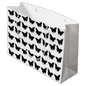 Grand Sac Cadeau Papillons Black Bold Mod (Dos Angle)
