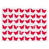 Grand Sac Cadeau Papillons Rouge Bold Mod (Dos)
