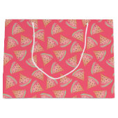 Grand Sac Cadeau Pâque rose (Devant)