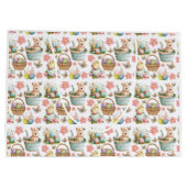 Grand Sac Cadeau Pâques, printemps (Dos)