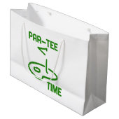 Grand Sac Cadeau Par Tee Time (Devant Angle)