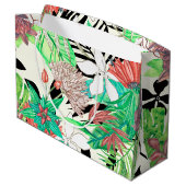 Grand Sac Cadeau Paradis floral II (Dos Angle)
