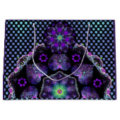 Grand Sac Cadeau Parapluie violet & coeurs .7 (Devant)