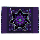 Grand Sac Cadeau Parapluie violet & coeurs .7 (Dos)