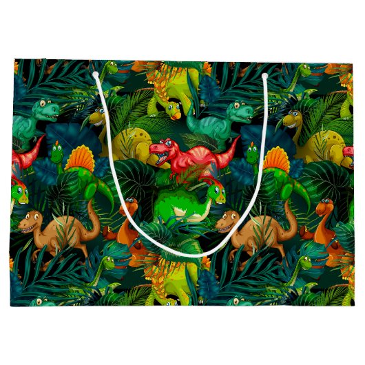 Grand Sac Cadeau Parc Dinosaur (Dos)