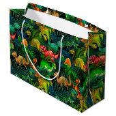 Grand Sac Cadeau Parc Dinosaur (Dos Angle)