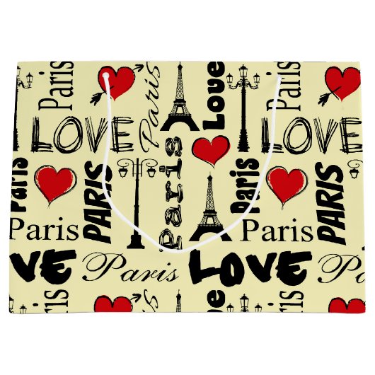 Grand Sac Cadeau Paris (Devant)