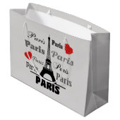 Grand Sac Cadeau Paris (Dos Angle)