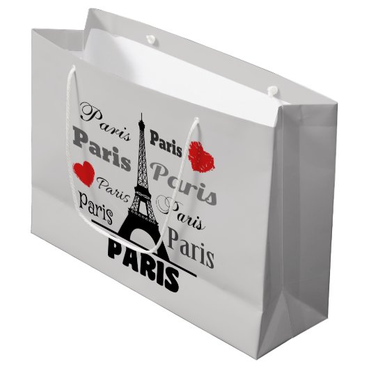 Grand Sac Cadeau Paris (Devant Angle)