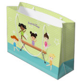 Grand Sac Cadeau Parti de la gymnastique (Dos Angle)