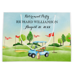 Grand Sac Cadeau Partie de retraite