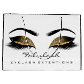 Grand Sac Cadeau Parties scintillant de maquillage Lashes d'yeux Be (Dos)
