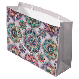 Grand Sac Cadeau Pas vos flocons de neige ordinaires