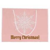 Grand Sac Cadeau Pastel Christmas Australian Shepherd Wreath (Dos)