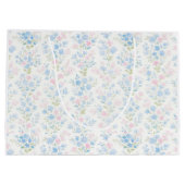Grand Sac Cadeau Pastel Floral (Dos)