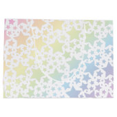 Grand Sac Cadeau Pastel Rainbow Star Baby shower (Dos)