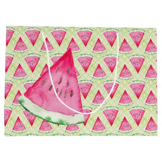 Grand Sac Cadeau Pastèque (Dos)