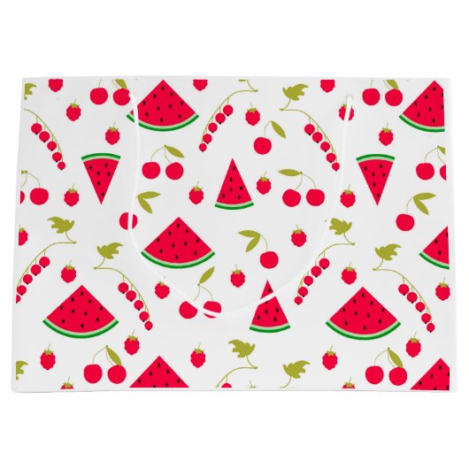 Grand Sac Cadeau Pastèque (Devant)