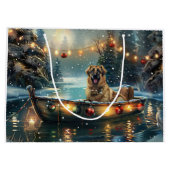 Grand Sac Cadeau Pasteur anatolien Noël Festive Voyage (Dos)