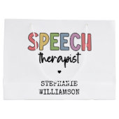 Grand Sac Cadeau Pathologiste orthophoniste sur mesure SLP (Dos)