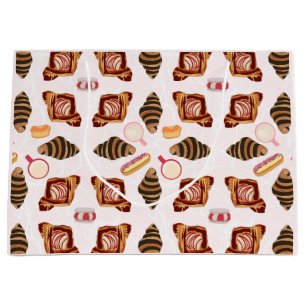 Grand Sac Cadeau Pâtisseries et cafés au lait