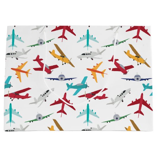 Grand Sac Cadeau Pattern de Colorful (Devant)