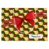 Grand Sac Cadeau Pattern de tennis (Devant)