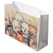 Grand Sac Cadeau Paul Cezanne - Aquarelle à trois crânes (Dos Angle)