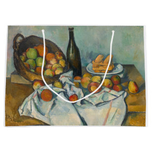 Grand Sac Cadeau Paul Cezanne - Le Panier de Pommes