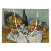Grand Sac Cadeau Paul Cezanne - Le panier des pommes (Dos)