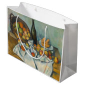 Grand Sac Cadeau Paul Cezanne - Le panier des pommes (Dos Angle)