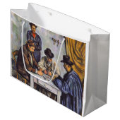Grand Sac Cadeau Paul Cezanne - Les Joueurs De Cartes (Devant Angle)