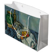 Grand Sac Cadeau Paul Cezanne - Vie morte avec pommes (Dos Angle)