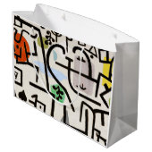 Grand Sac Cadeau Paul Klee, Abstract Art (Dos Angle)