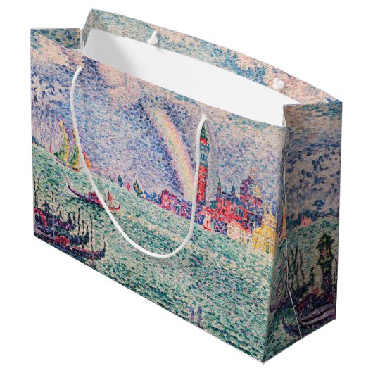 Grand Sac Cadeau Paul Signac - Arc-en-ciel, Venise (Dos Angle)