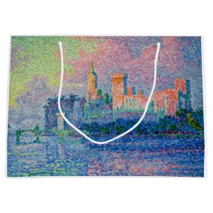 Grand Sac Cadeau Paul Signac - Le Palais des Papes, Avignon