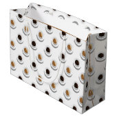 Grand Sac Cadeau Pause café. (Dos Angle)